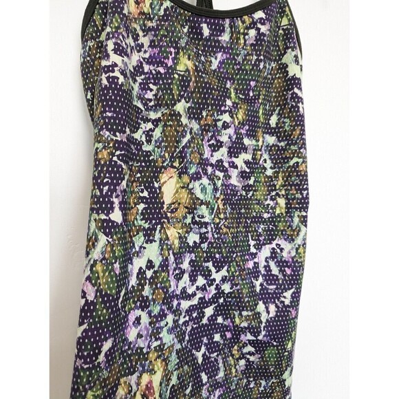 LULULEMON Amala Tank Top‎ Womens Size 6 Green Sleeveless Floral Racerback Shirt - Picture 5 of 8